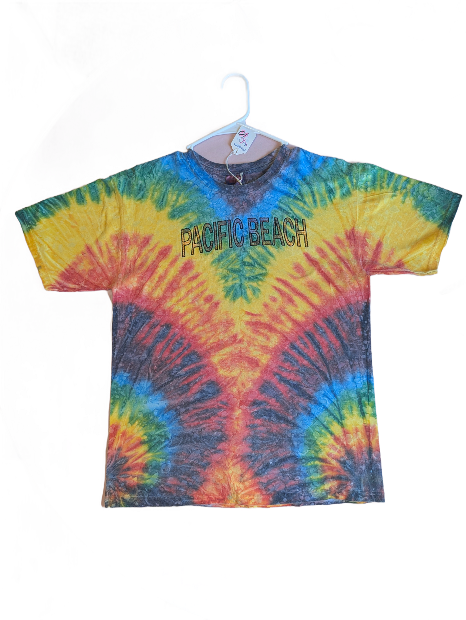 Pacific Beach Rainbow Tie-Dye T-Shirt