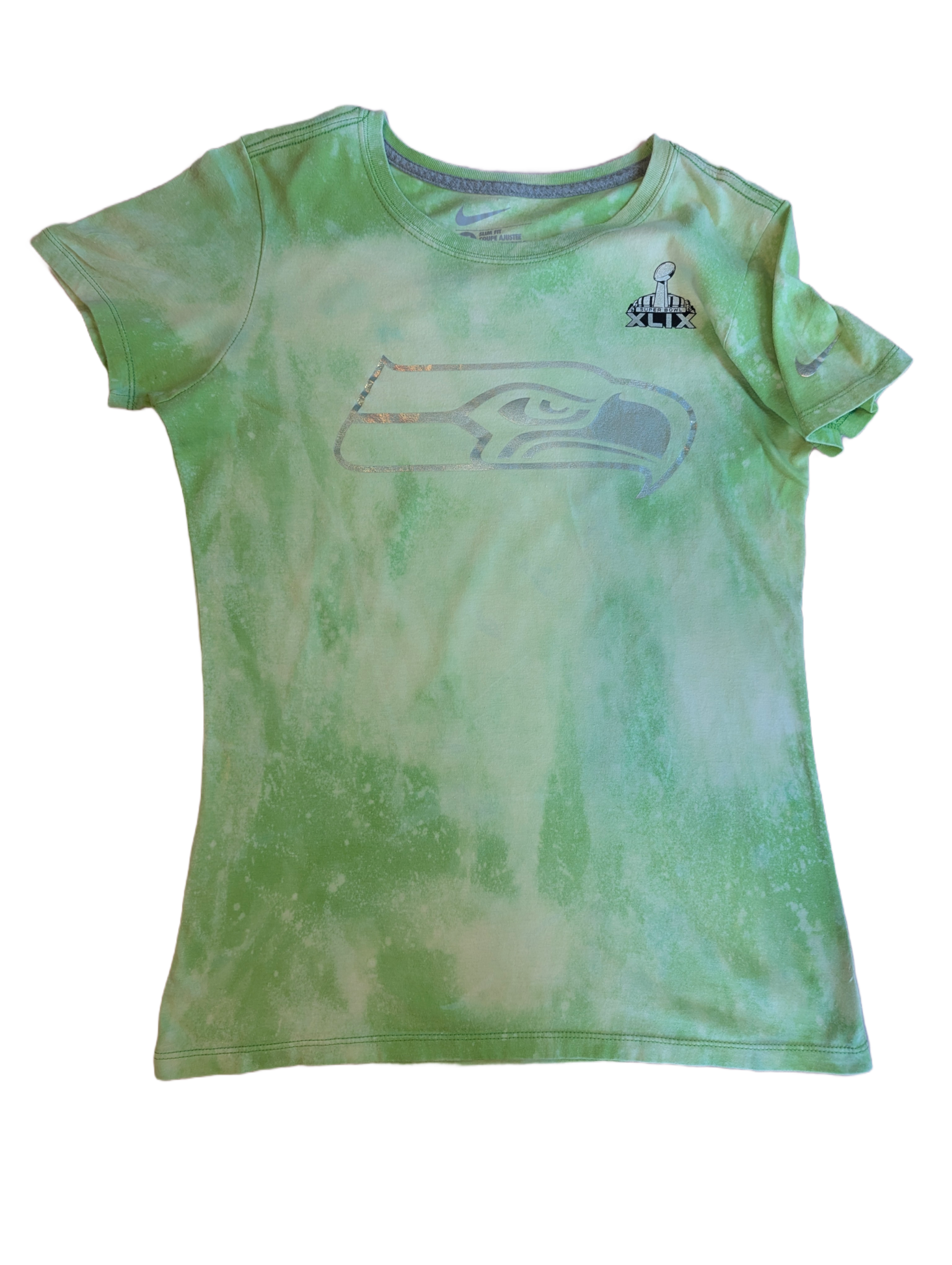 Seattle Seahawks Super Bowl XLIX Tie-Dye Tee