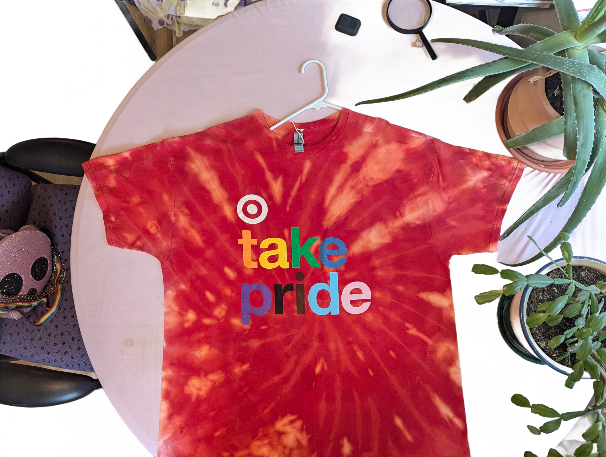 Tie-Dye Bullseye T-Shirt - Blue & Green