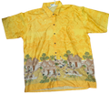 เสื้อลายฉากหมู่บ้านผ้าไหมไทยสีเหลือง – คัดสรรด้วยมือจากประเทศไทย