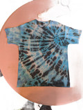 Pastel Lavender, Mint & Yellow Spiral Tie-Dye Tee