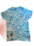Purple Burst & Sky Blue Tie-Dye Tee