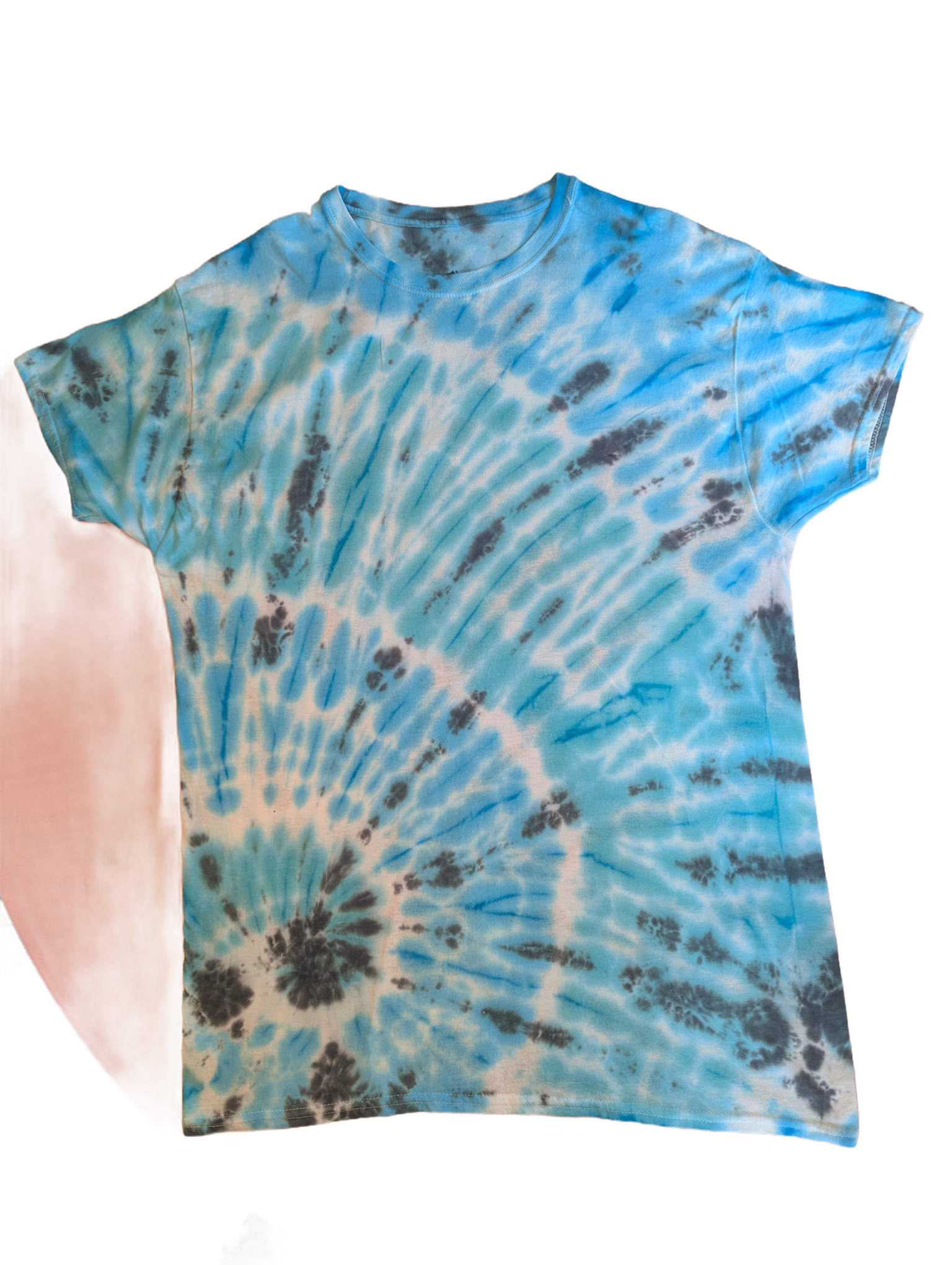 Purple Burst & Sky Blue Tie-Dye Tee