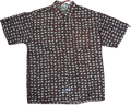 Deep Brown Elephant Print Thai Silk Shirt – Hand Selected in Thailand