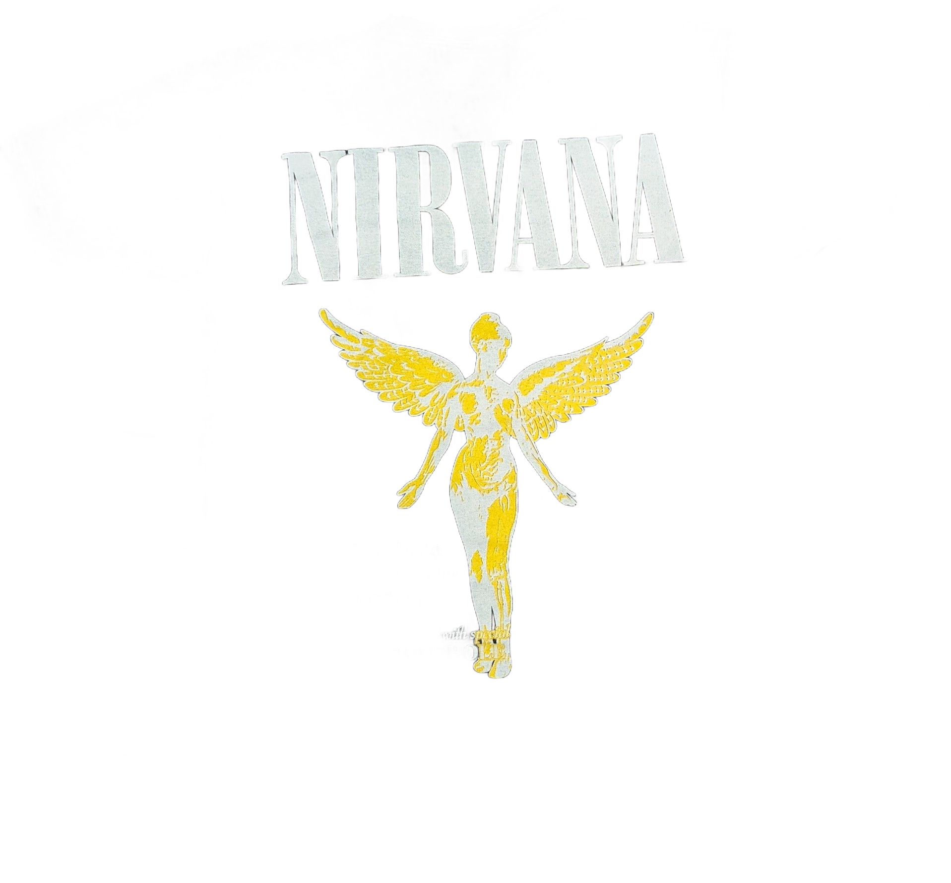 Nirvana In Utero Angel T-Shirt – White
