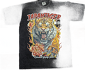 Japan Tiger "Authentic Quality Goods" Acid Wash T-Shirt – Charcoal