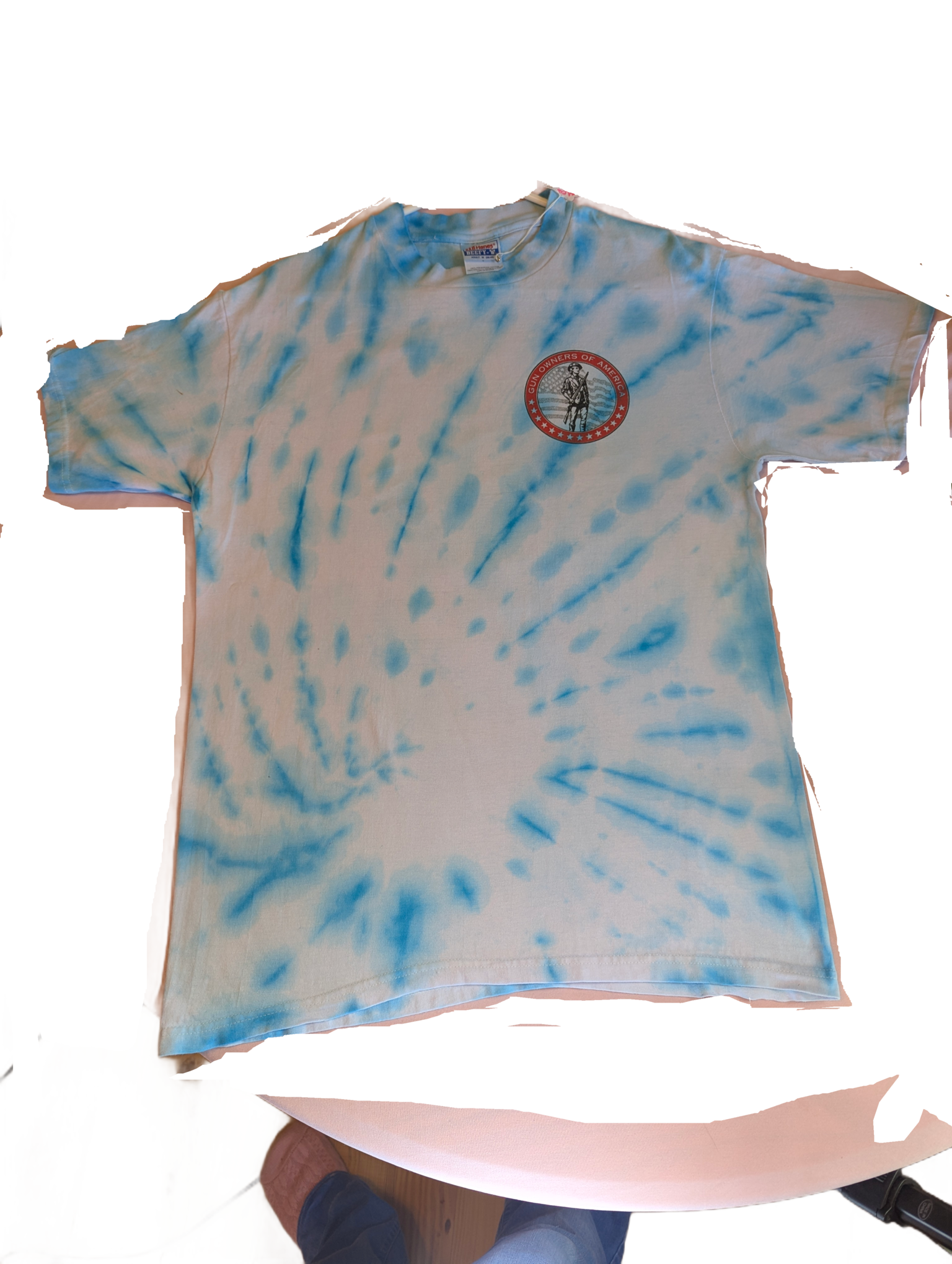 Blue Spiral Tie-Dye Tee – Patriot Patch
