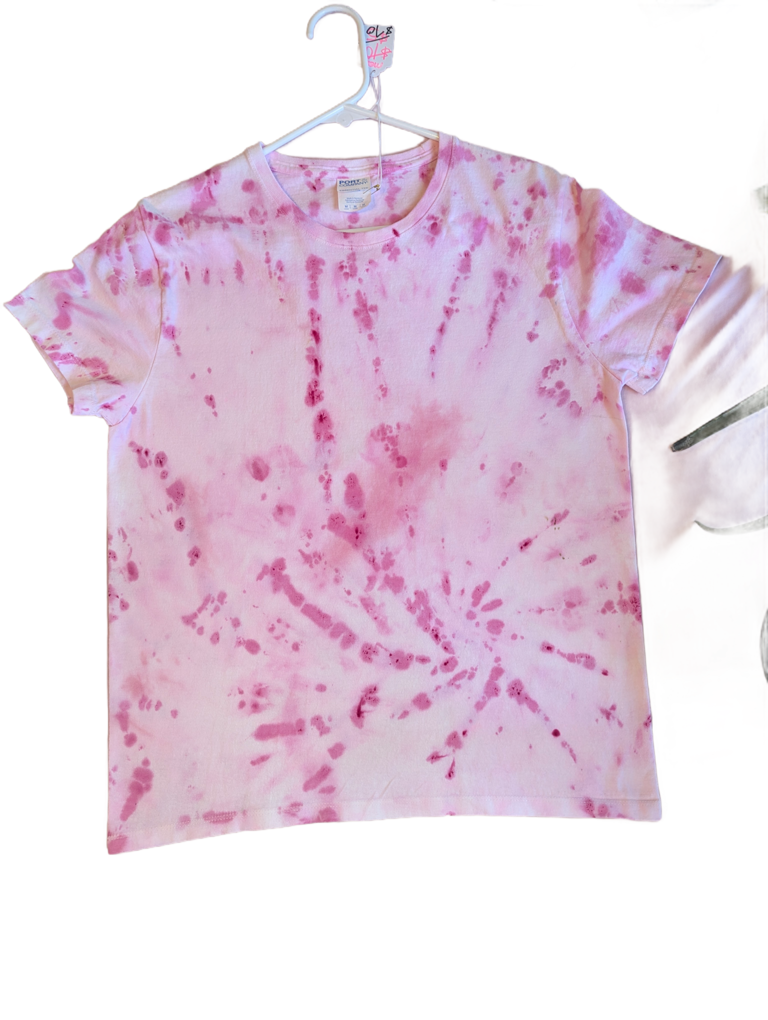 Pink Splatter Tie-Dye Tee
