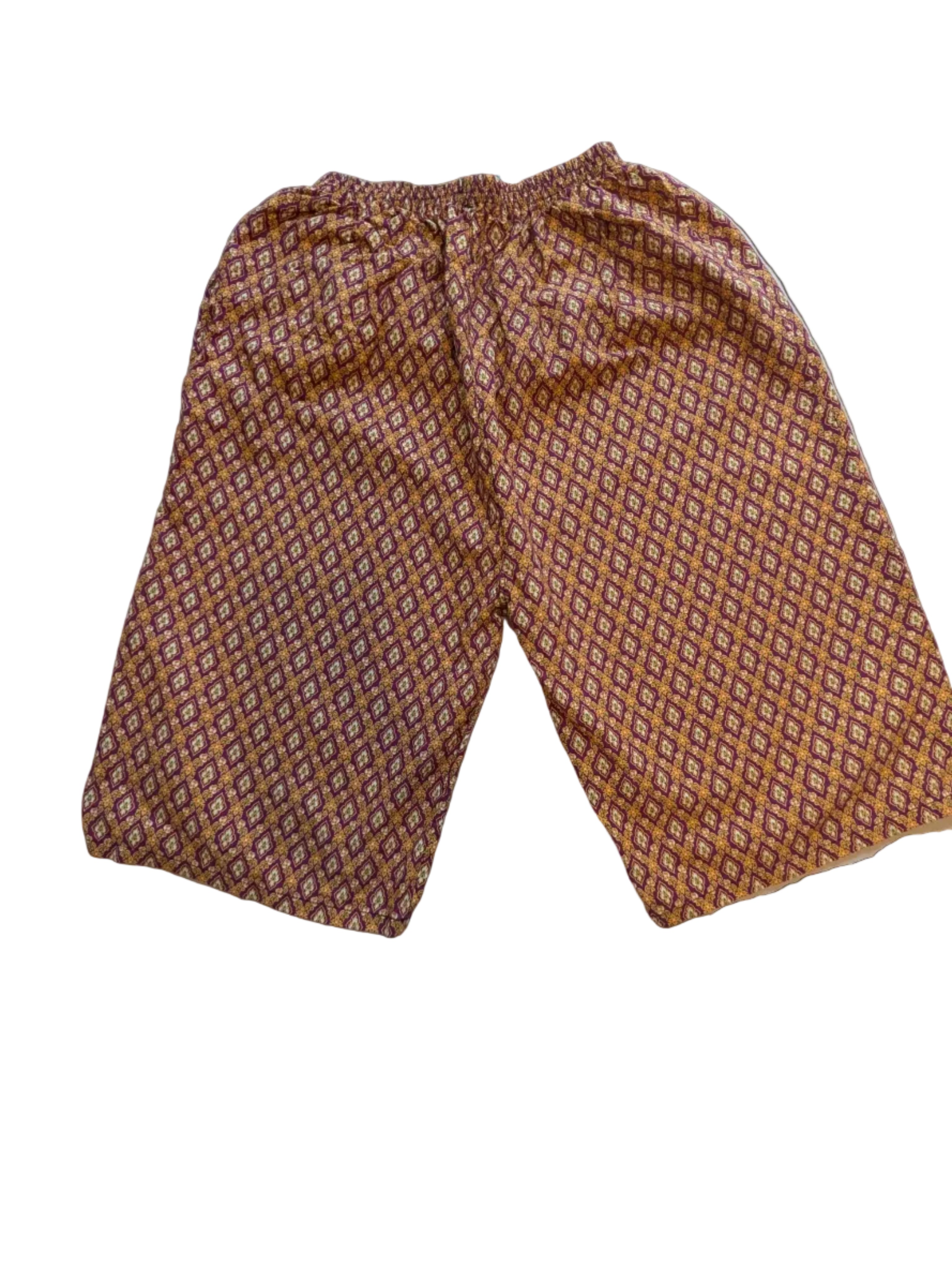 Thai Cotton Shorts – Diamond Pattern | Hand Selected in Thailand