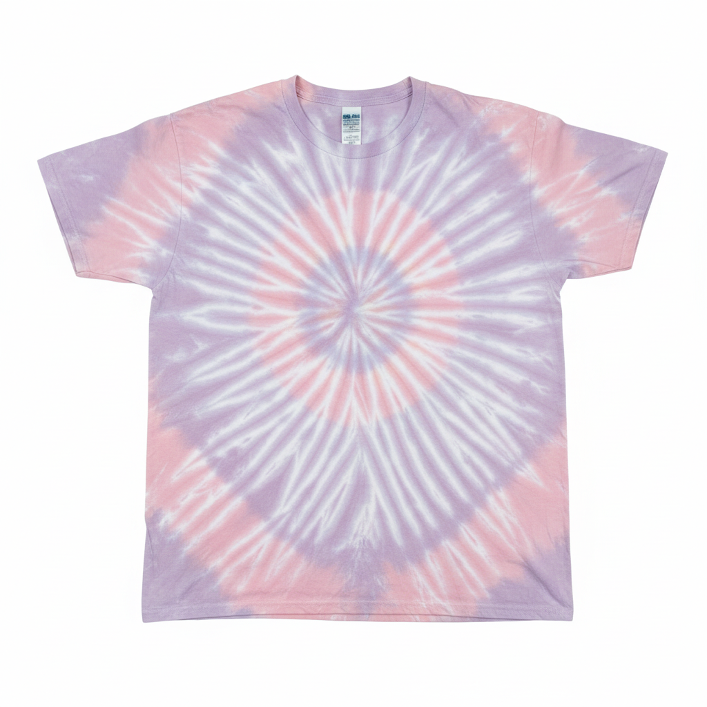 Lavender blush tie-dye tee