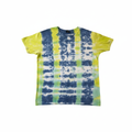 Navy & Yellow-Green Stripe Tee