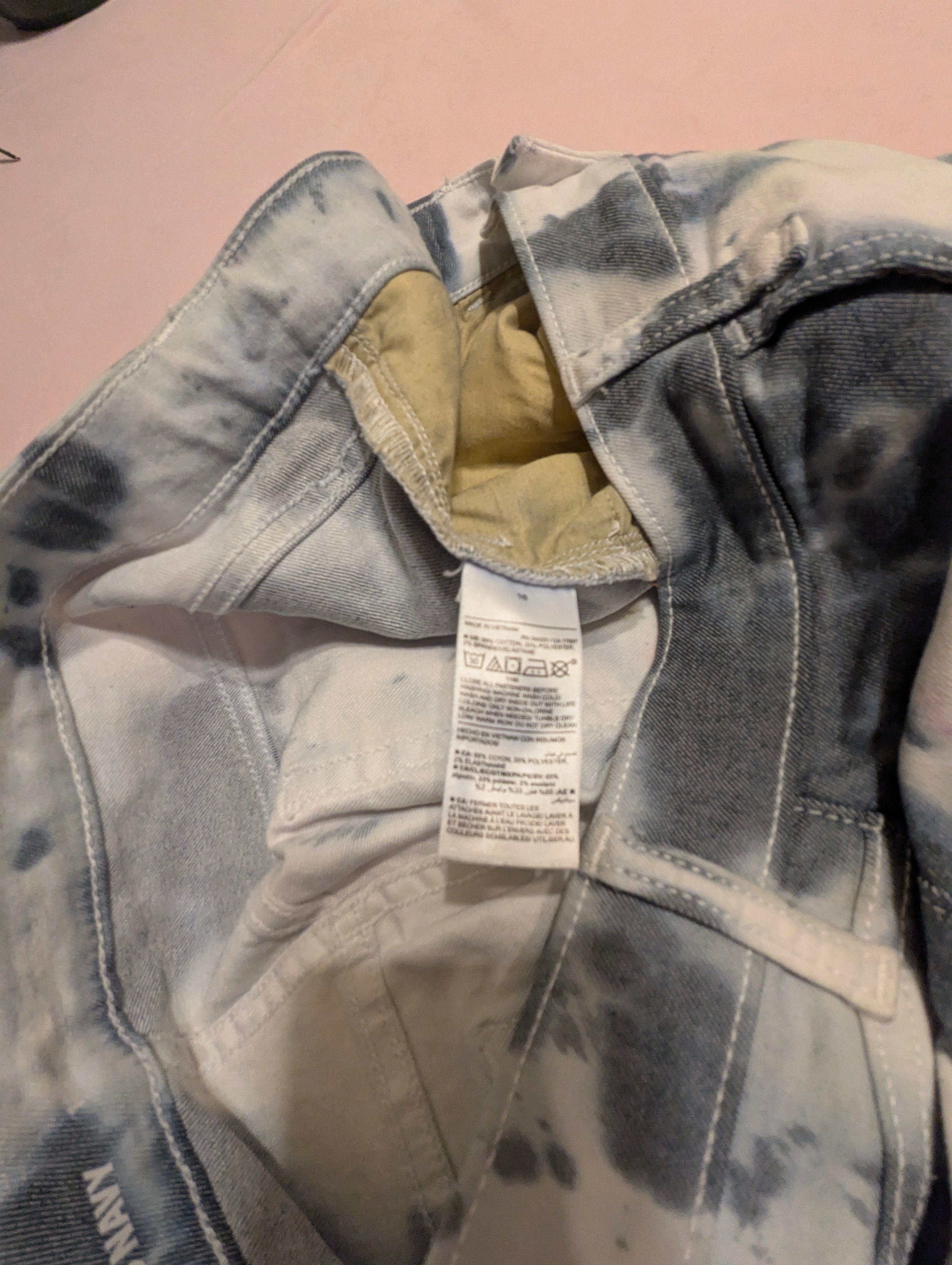 Tie-Dye Jeans No. 2 – Blue, Pink & Purple