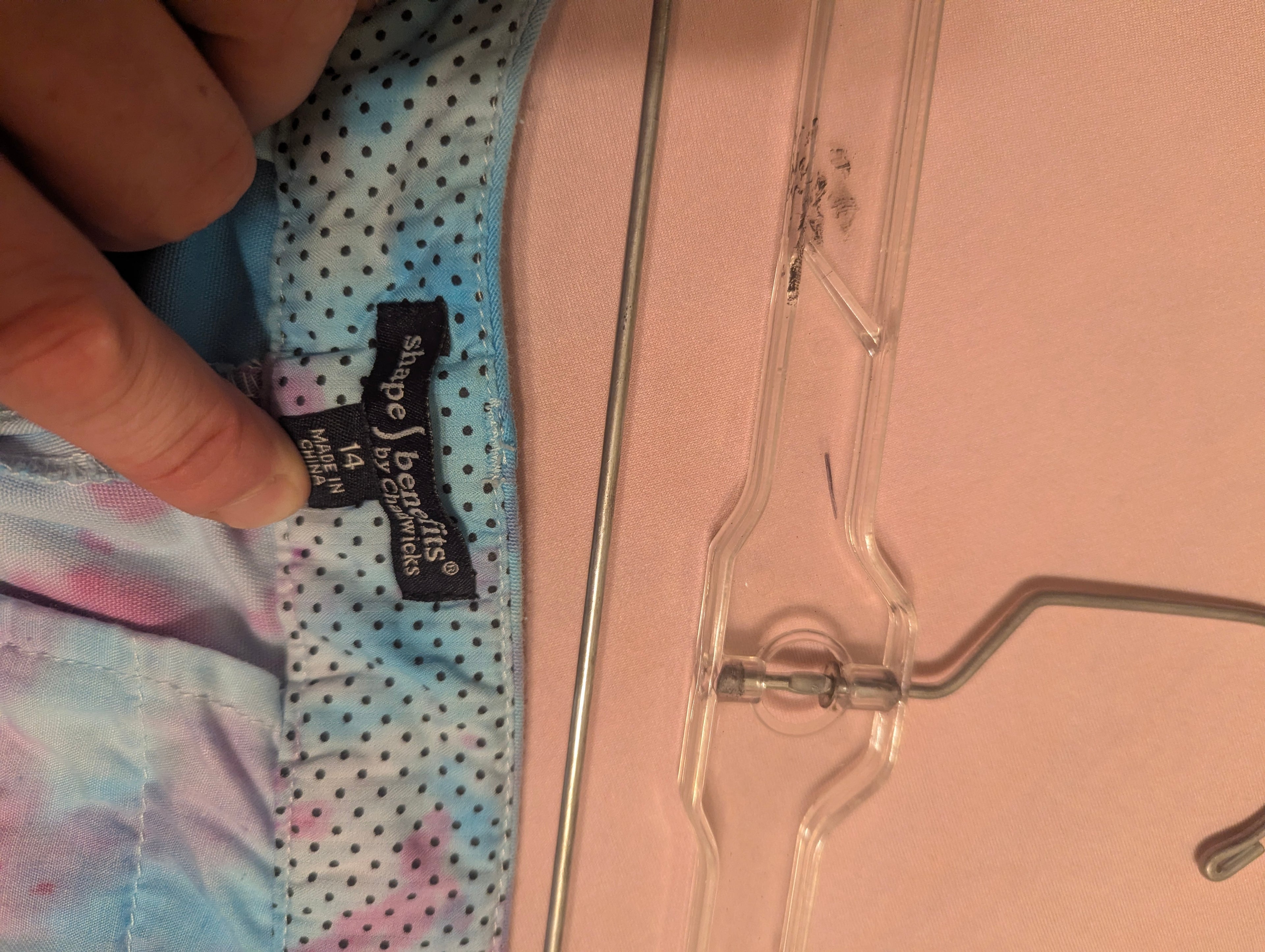 Tie-Dye Capri Pants No. 3 – Teal & Purple