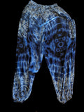 Blue Tie-Dye Dance Pants – Mandala Border
